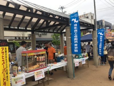 ５月１３日（日）　新津あおぞら市場に出店しました